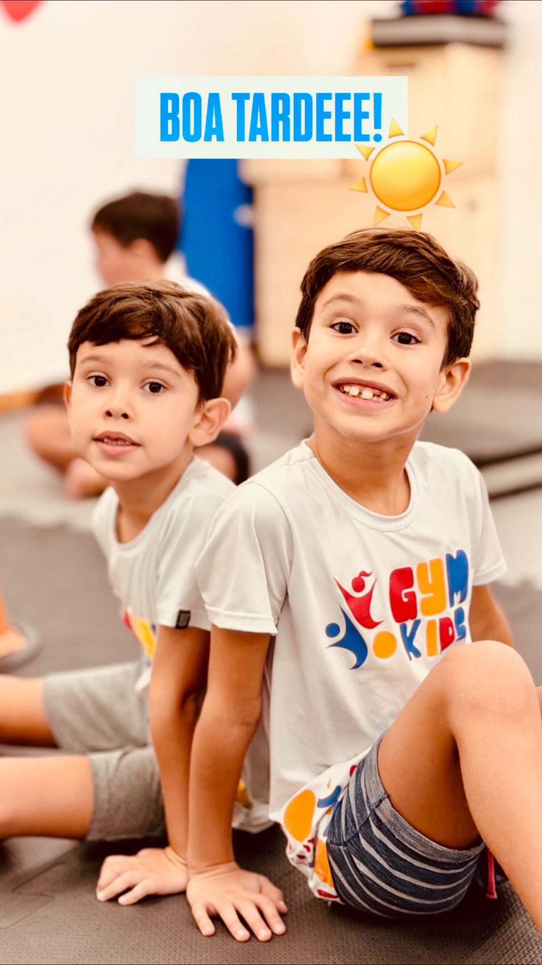 Reels da Gym Kids — boa tarde